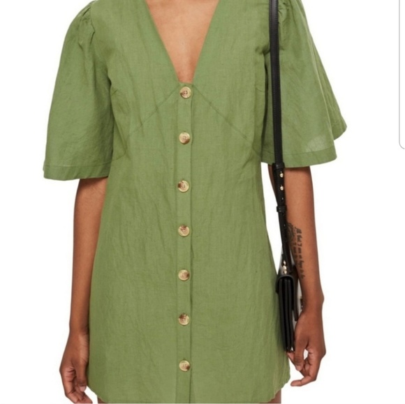 Topshop Linen Dress - Picture 2 of 8